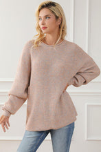 Round Neck Drop Shoulder Sweater