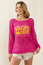 BiBi VACAY MODE Embroidered Knit Cover Up