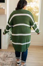 Brighter is Better Striped Cardigan in Green- 11/30/2023