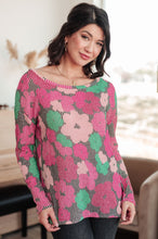 Group Chat Floral Top
