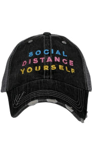 Social Distance Trucker Hat
