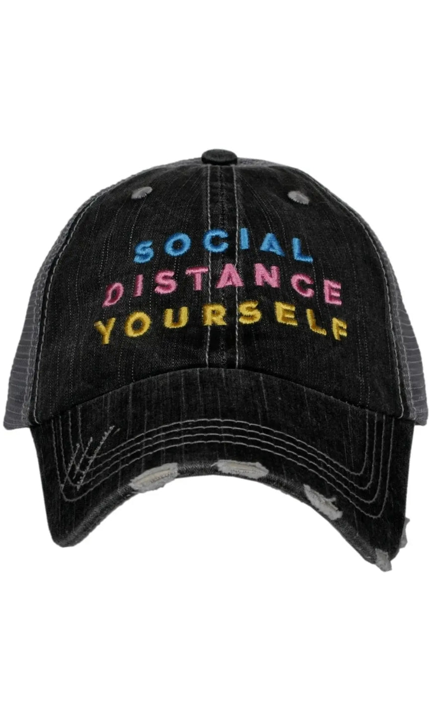 Social Distance Trucker Hat