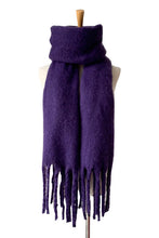 Fringe Detail Polyester Scarf