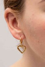 Heart Stainless Steel Drop Earrings
