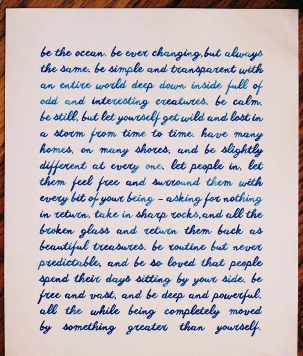 Be the Ocean Small