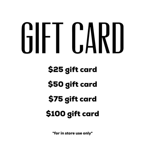 In-Store Gift Card